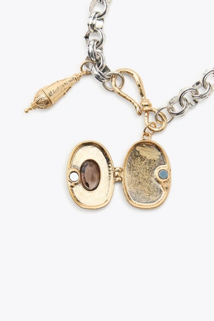 Набор из 2 браслетов с шармами в виде коробочек- Заказать в России