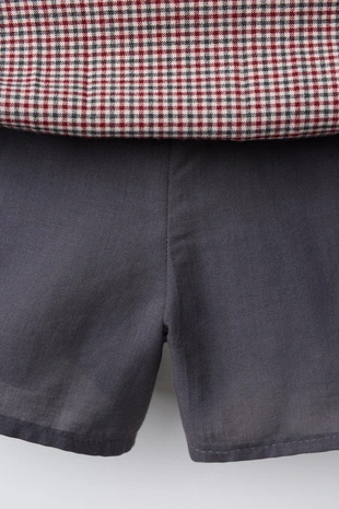 Юбка-шорты в клетку- Заказать в России