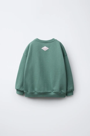 Толстовка с махровой аппликацией - Заказать в России