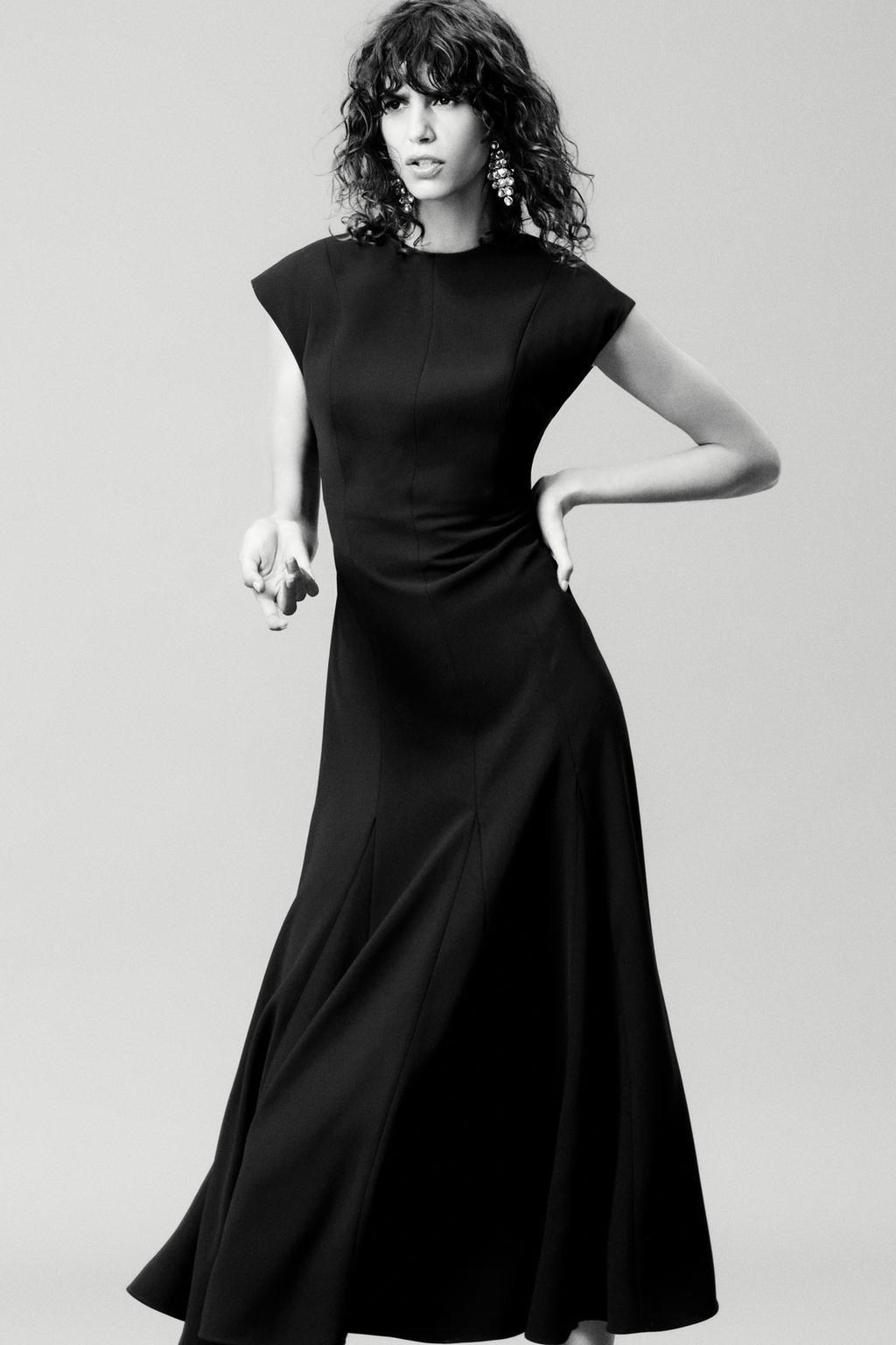 ДЛИННОЕ КРЕПОВОЕ ПЛАТЬЕ — ZW COLLECTION