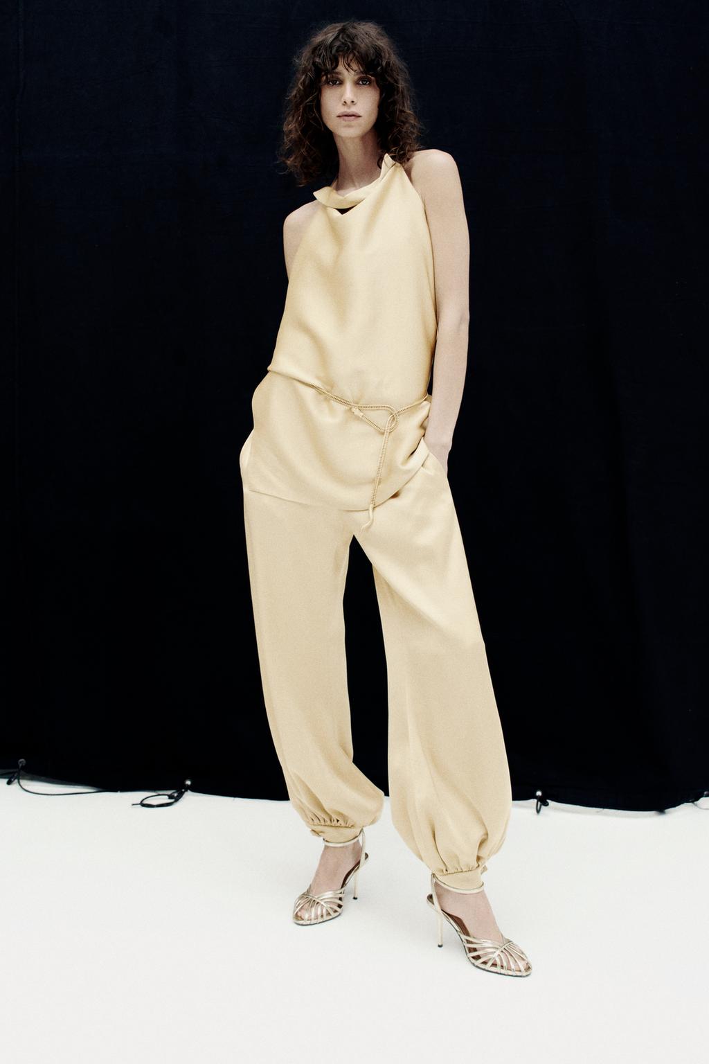 АТЛАСНЫЕ БРЮКИ-БАГГИ — ZW COLLECTION