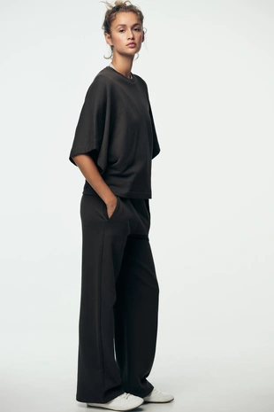 Брюки в стиле рустик с ремнем