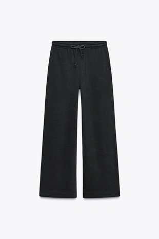 Брюки прямого кроя из мягкой ткани- Заказать в России