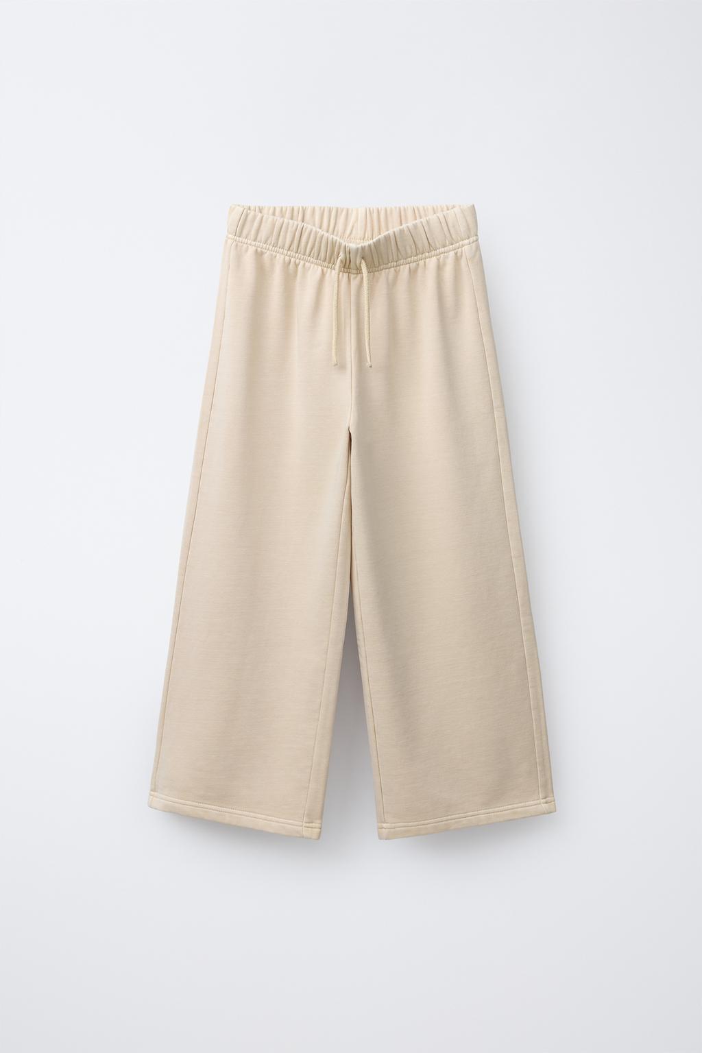 КОМПЛЕКТ: ТОЛСТОВКА И БРЮКИ WIDE LEG С ТЕКСТОМ