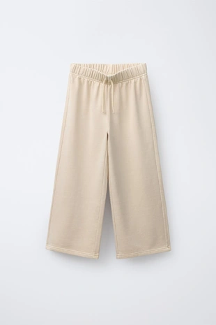 Комплект: толстовка и брюки WIDE LEG с текстом