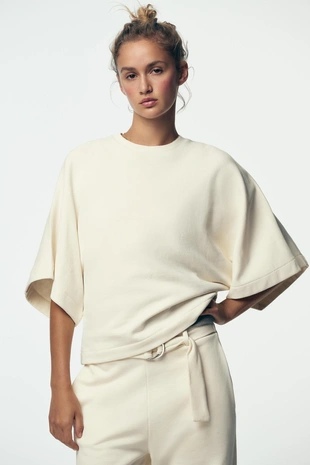 Толстовка с короткими рукавами в стиле рустик- Заказать в России