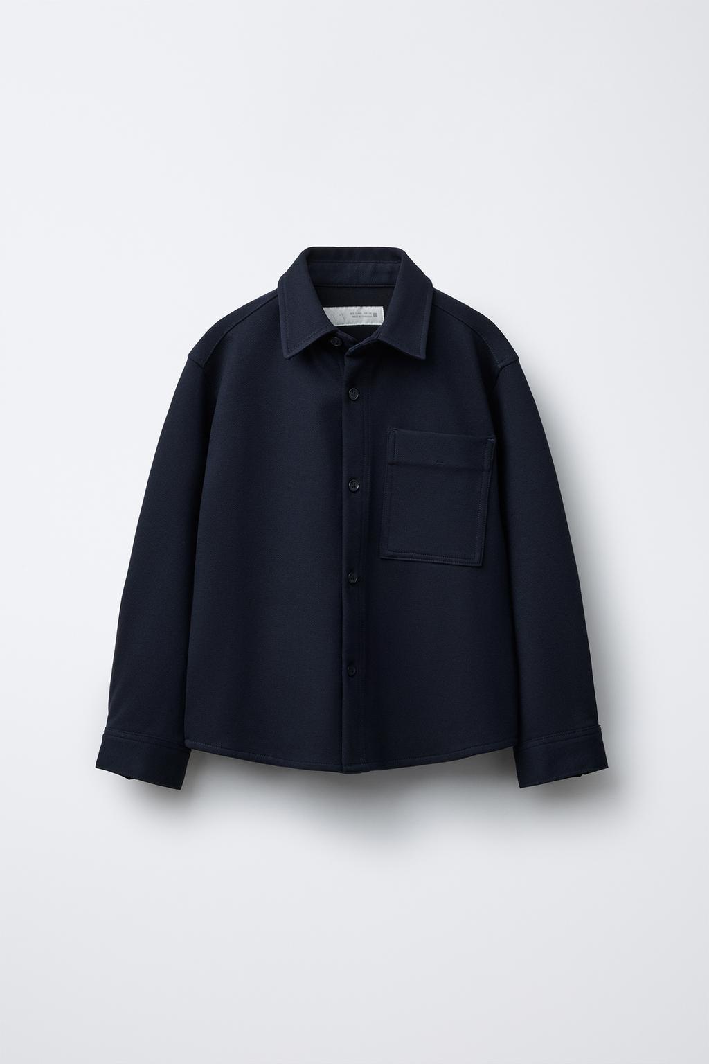 БАЗОВАЯ КУРТКА-РУБАШКА С КАРМАНОМ