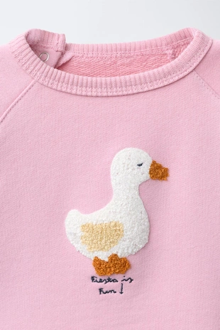 Толстовка с нашивкой из махровой ткани - Заказать в России