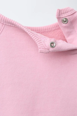 Толстовка с нашивкой из махровой ткани- Заказать в России