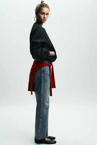 Куртка-бомбер из мягкой ткани- Заказать в России