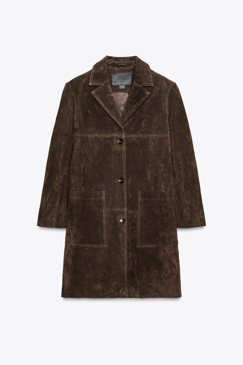 ПАЛЬТО ИЗ 100% ЗАМШИ — ZW COLLECTION LIMITED EDITION