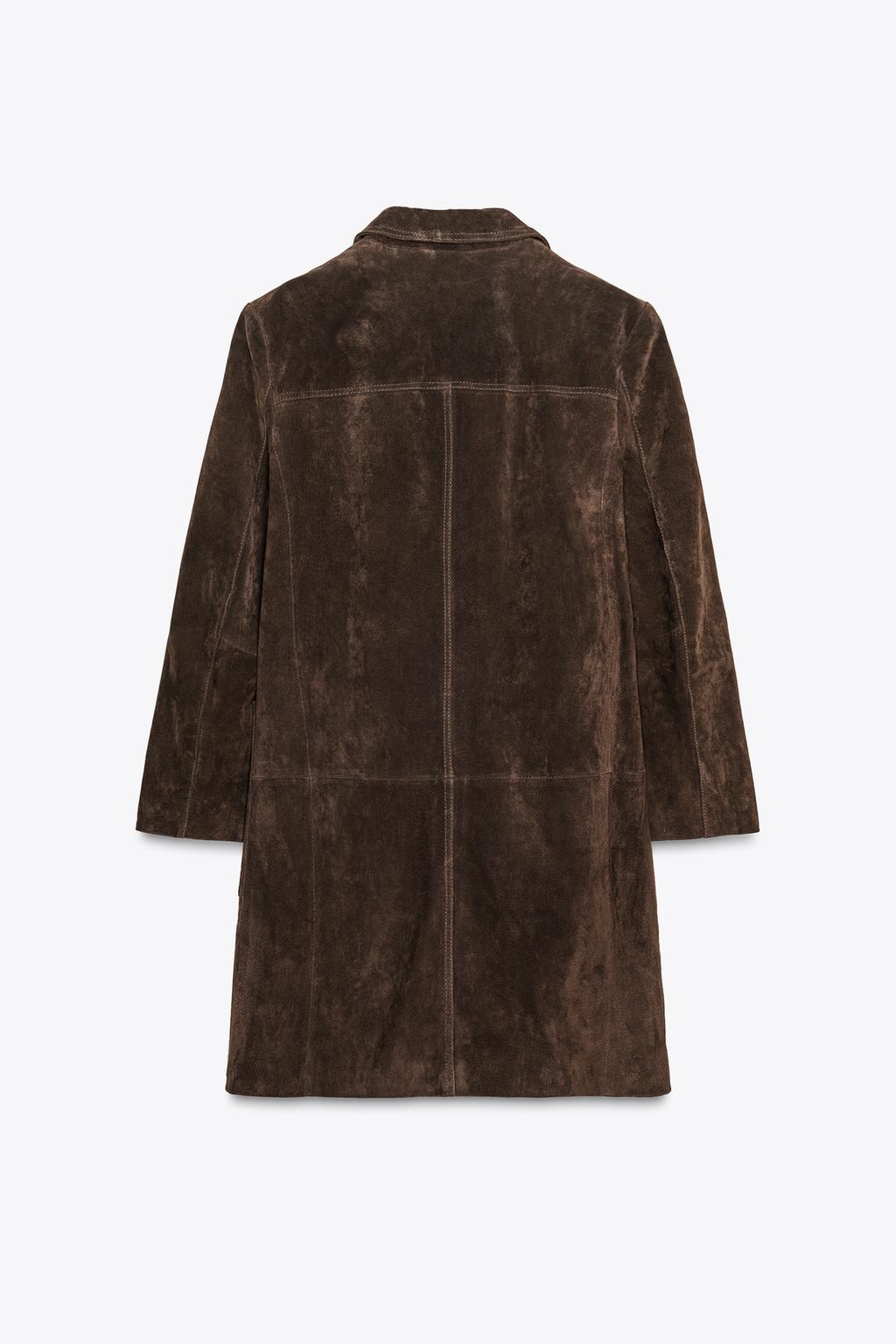 ПАЛЬТО ИЗ 100% ЗАМШИ — ZW COLLECTION LIMITED EDITION