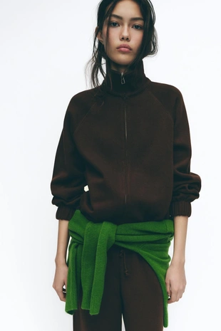 Мягкая толстовка на молнии- Заказать в России