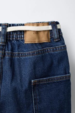 Джинсы BAGGY с ремнем