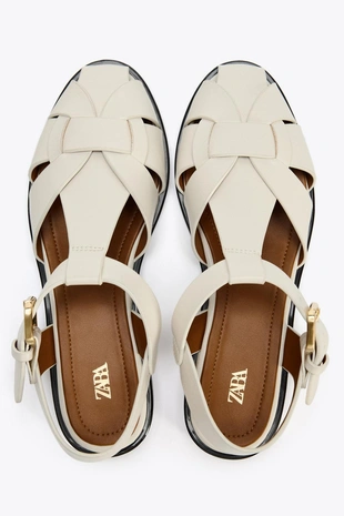 Плоские сандалии-крабики- Заказать в России