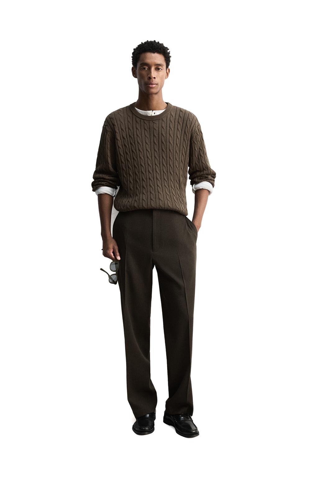 БРЮКИ REGULAR FIT ИЗ 100% ШЕРСТИ