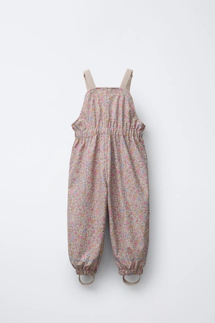 Прорезиненный комбинезон с принтом WATER RESISTANT- Заказать в России