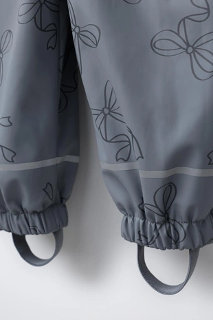 Прорезиненный комбинезон с принтом WATER RESISTANT- Заказать в России