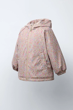 Прорезиненный дождевик с принтом WATER RESISTANT - Заказать в России