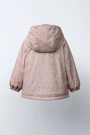 Прорезиненный дождевик с принтом WATER RESISTANT- Заказать в России