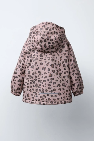 Прорезиненный дождевик с принтом WATER RESISTANT- Заказать в России