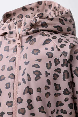 Прорезиненный дождевик с принтом WATER RESISTANT- Заказать в России