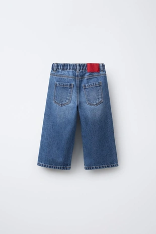 Купить Zara Джинсы-кюлоты с вышивкой LILO & STITCH © DISNEY