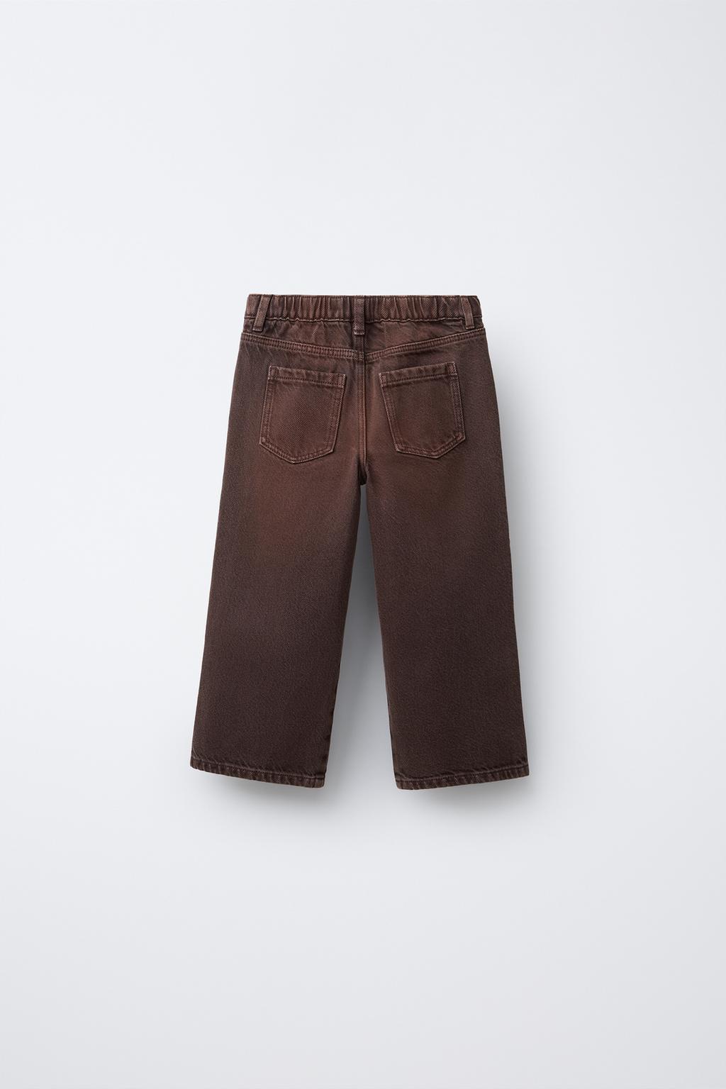 ДЖИНСЫ WIDE LEG С ПЕРЕКРЕСТНОЙ ЗАСТЕЖКОЙ