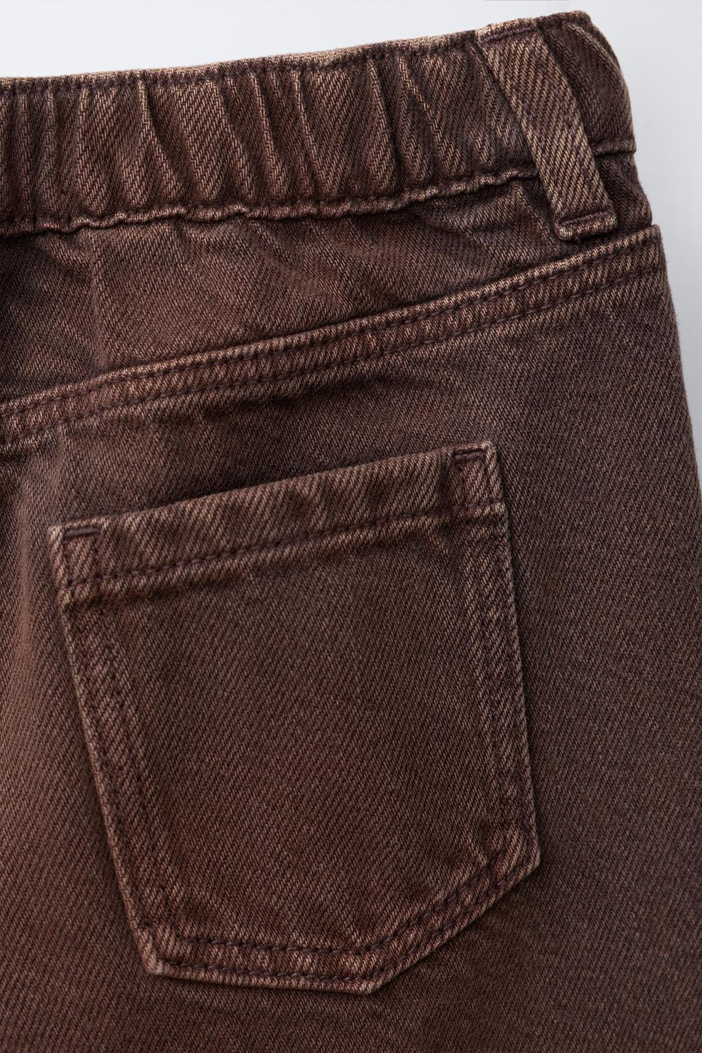 ДЖИНСЫ WIDE LEG С ПЕРЕКРЕСТНОЙ ЗАСТЕЖКОЙ