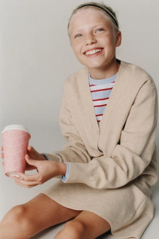 Купить Zara Вязаный кардиган