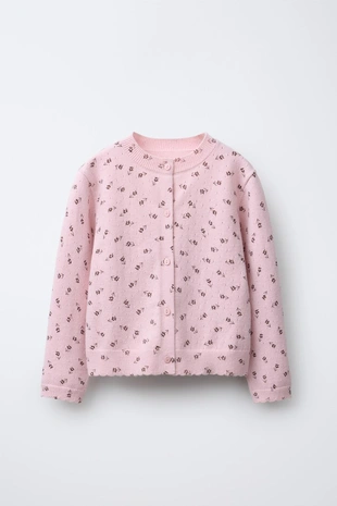 Купить Zara Вязаный кардиган с цветами