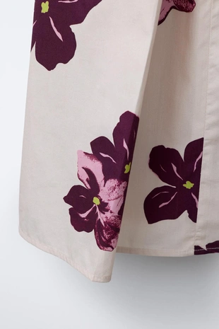 Платье с цветочным принтом- Заказать в России