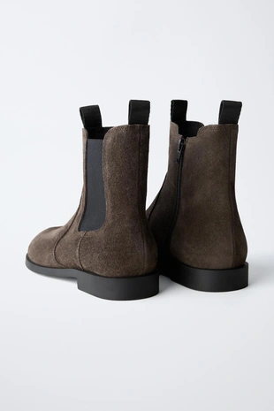 Кожаные ботинки челси- Заказать в России