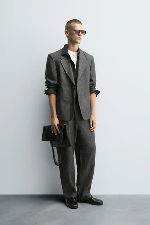 Костюмный пиджак из 100% льна- Заказать в России