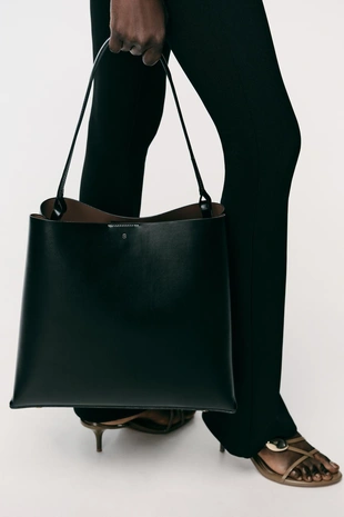 Кожаная корзинка минималистичного стиля- Заказать в России