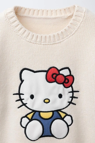 Вязаный джемпер HELLO KITTY © SANRIO- Заказать в России