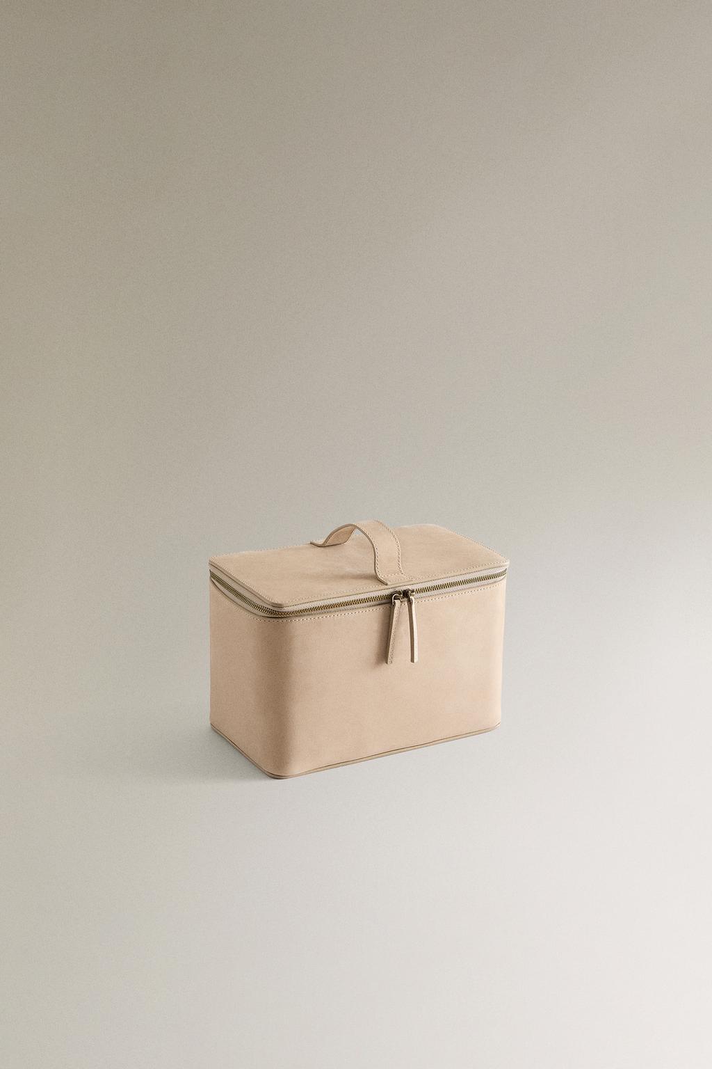 Косметичка из замши nubuck leather