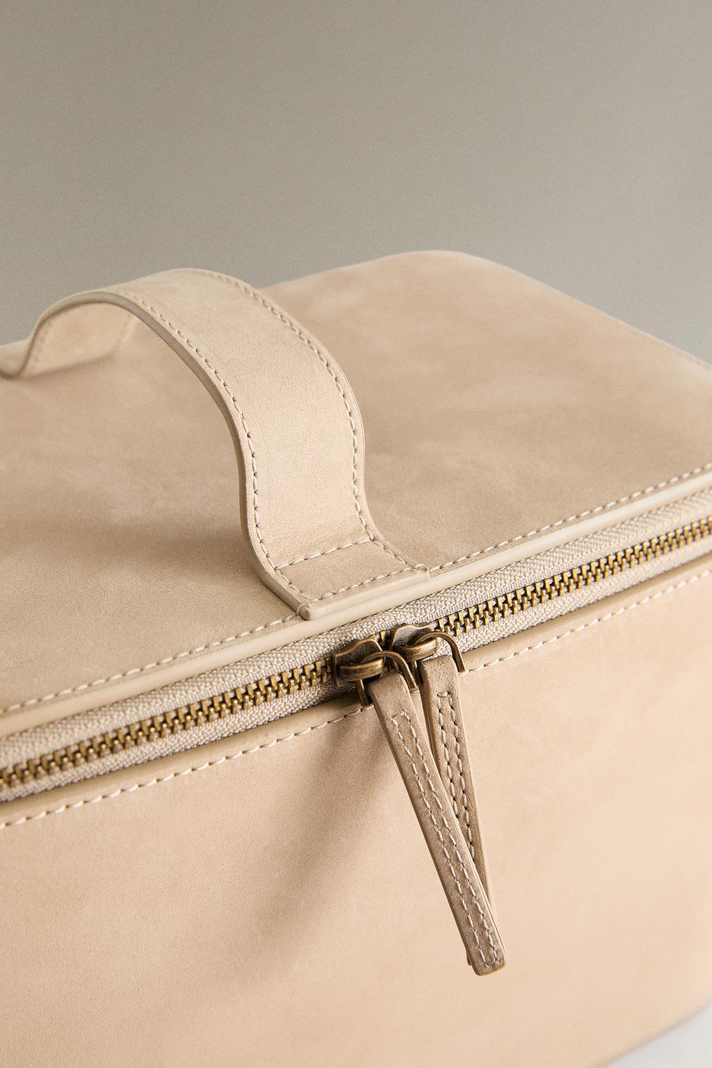 Косметичка из замши nubuck leather