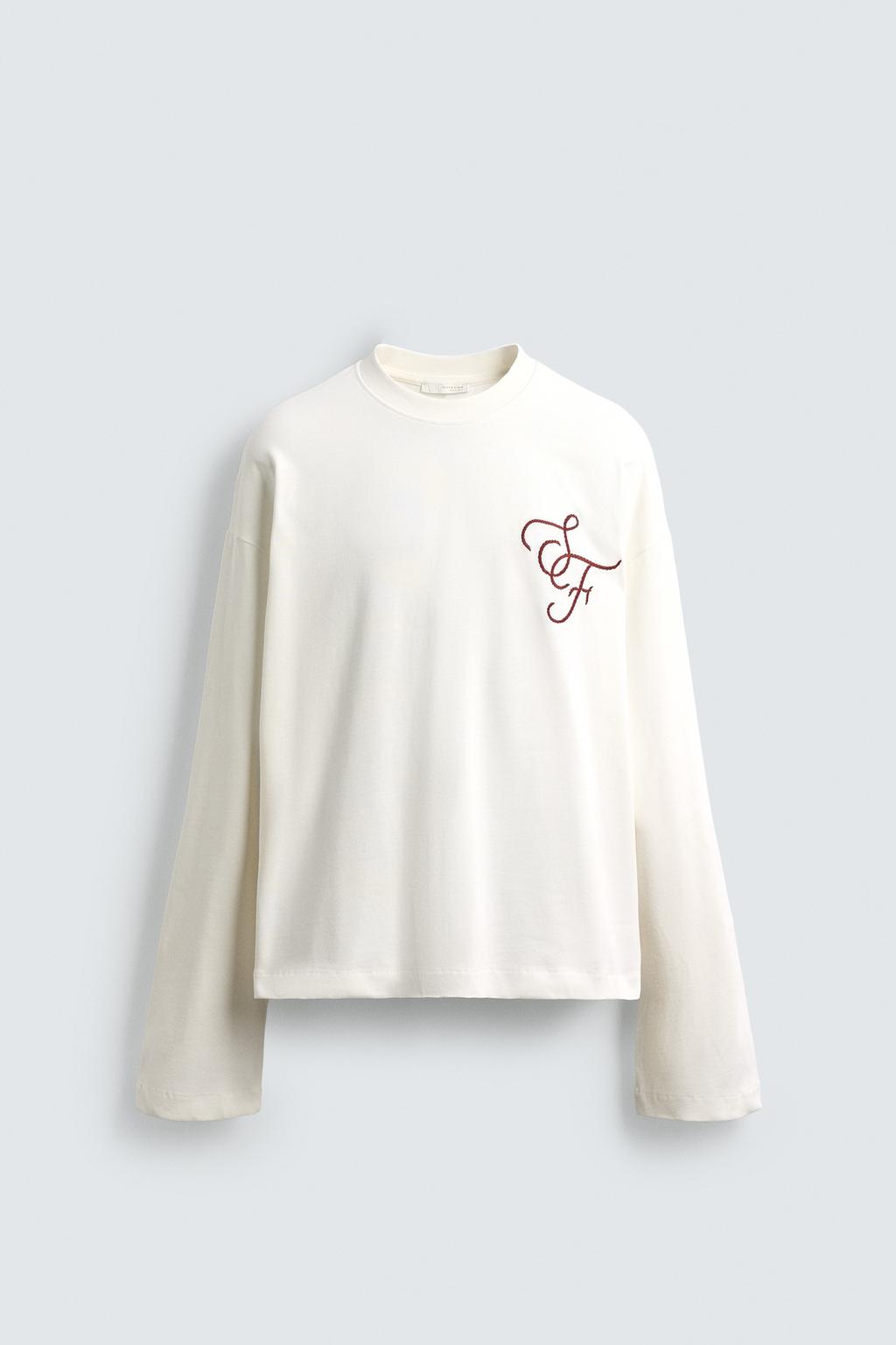 ФУТБОЛКА С ВЫШИВКОЙ BOXY FIT