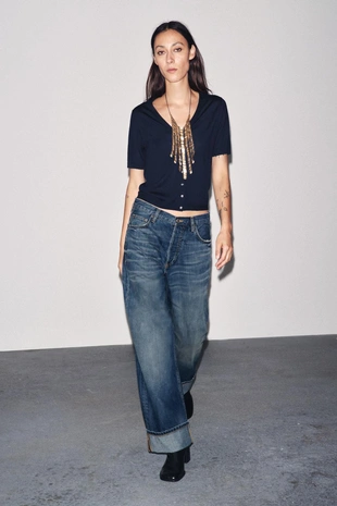 Куртка из 100% сверхтонкой шерсти с короткими рукавами- Заказать в России