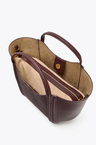 Небольшая сумка с декоративной строчкой- Заказать в России