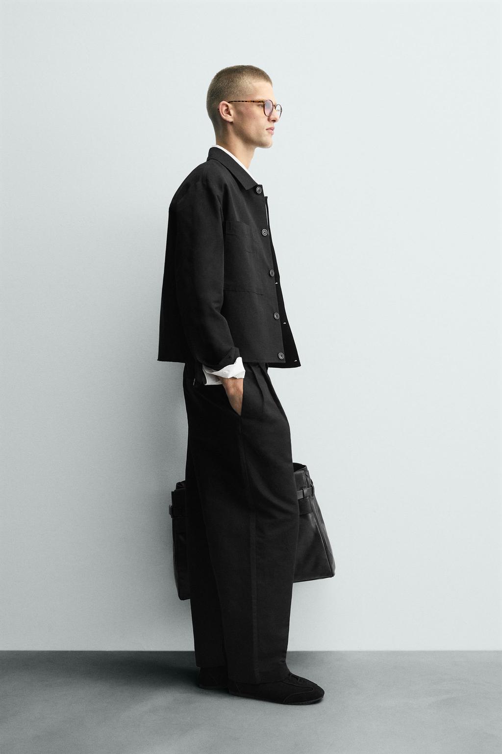 БРЮКИ RELAXED FIT СО СКЛАДКАМИ