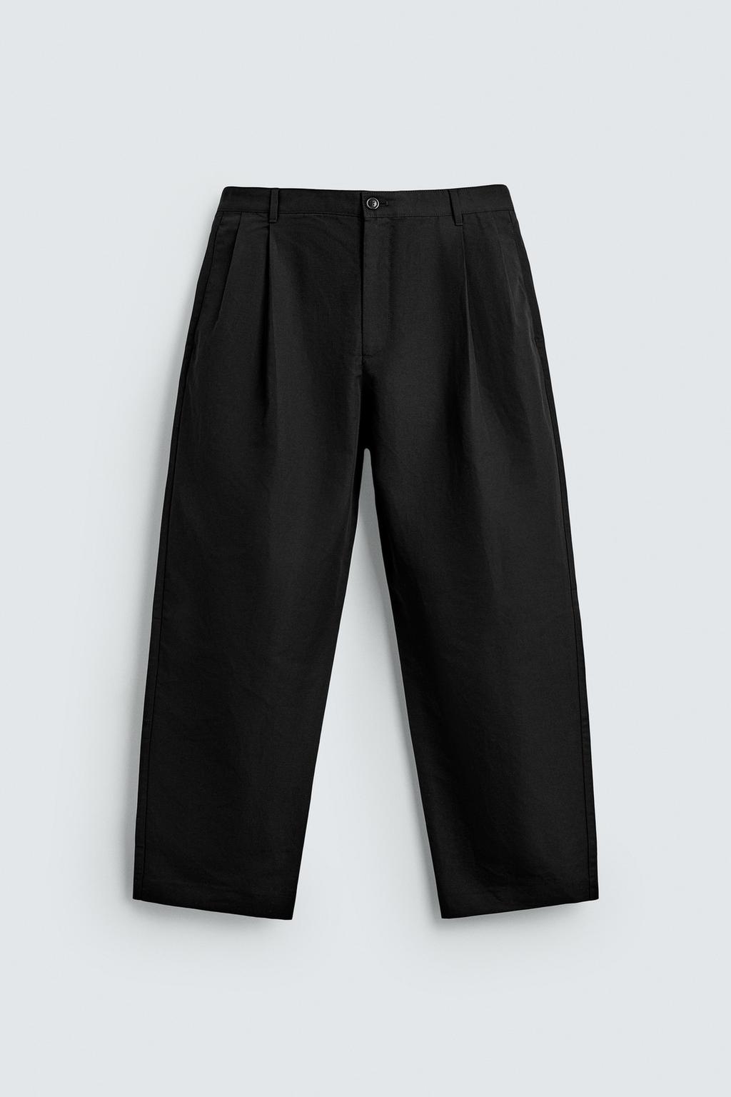 БРЮКИ RELAXED FIT СО СКЛАДКАМИ