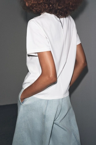 Футболка из мерсеризованного хлопка