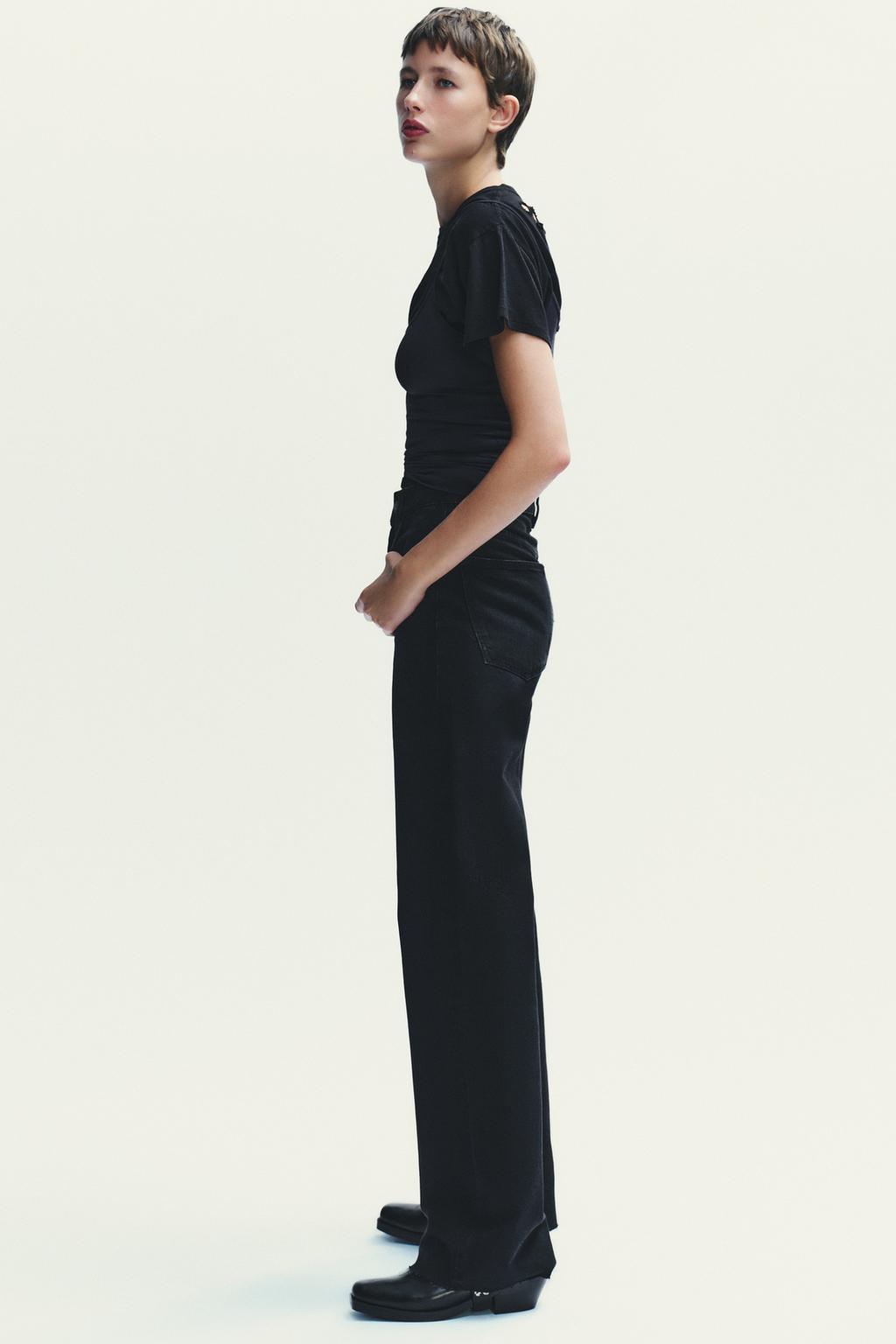 ДЖИНСЫ TRF WIDE LEG С ВЫСОКОЙ ПОСАДКОЙ