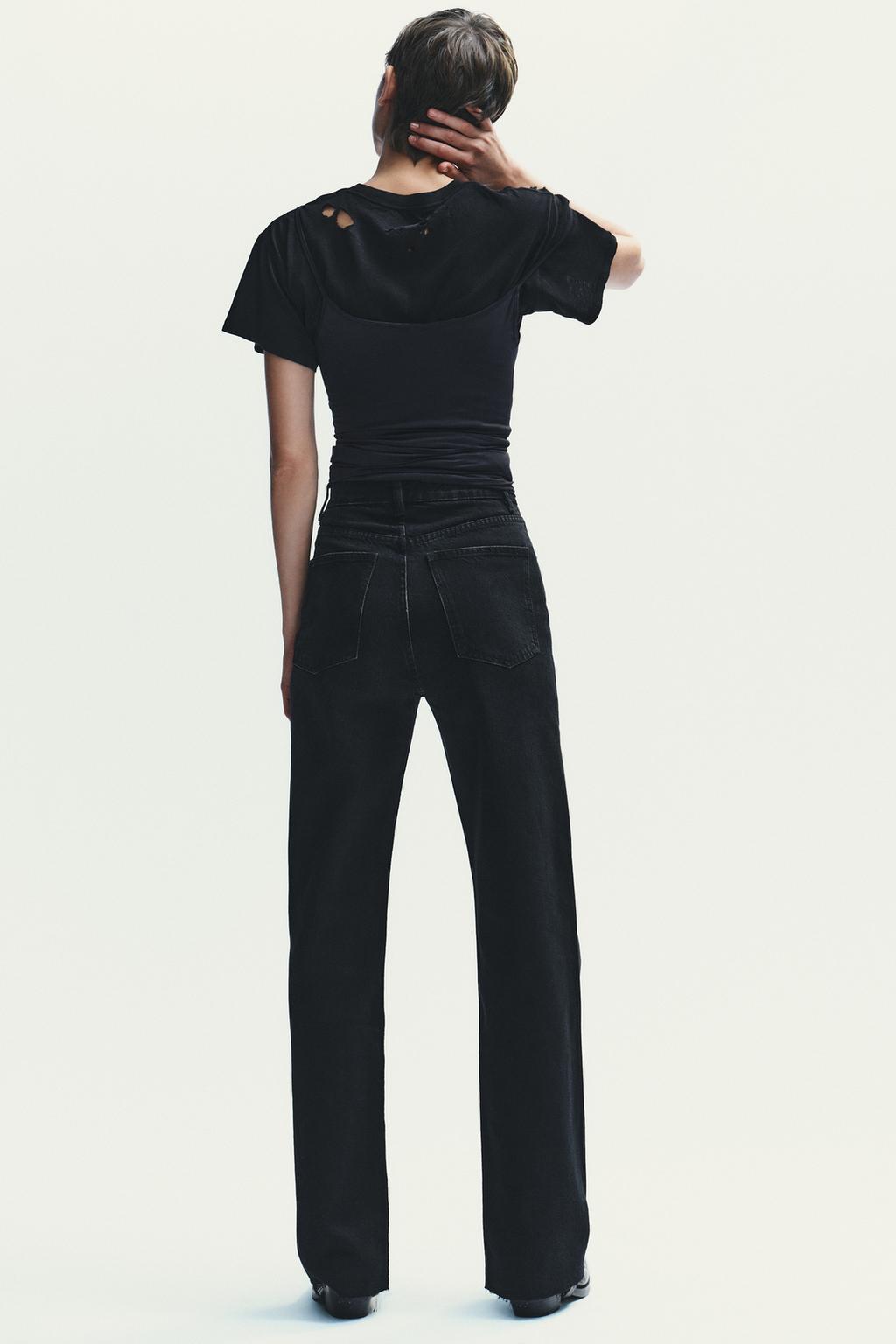 ДЖИНСЫ TRF WIDE LEG С ВЫСОКОЙ ПОСАДКОЙ