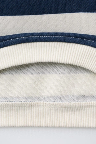 Толстовка в полоску с нашивкой «лев»- Заказать в России