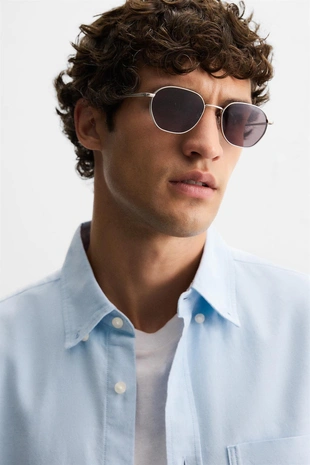 Рубашка оксфорд с текстурой- Заказать в России