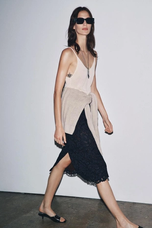 Юбка миди кружевная — ZW COLLECTION- Заказать в России