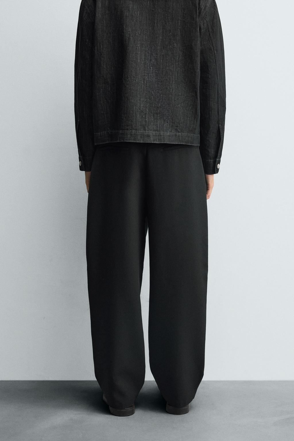 БРЮКИ RELAXED FIT СО СКЛАДКАМИ